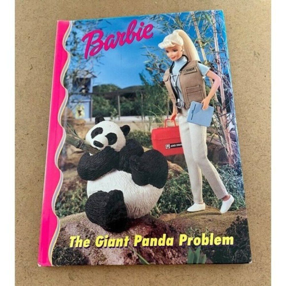 NEW Barbie The Giant Panda Problem Children's NEW Hardcover Bool